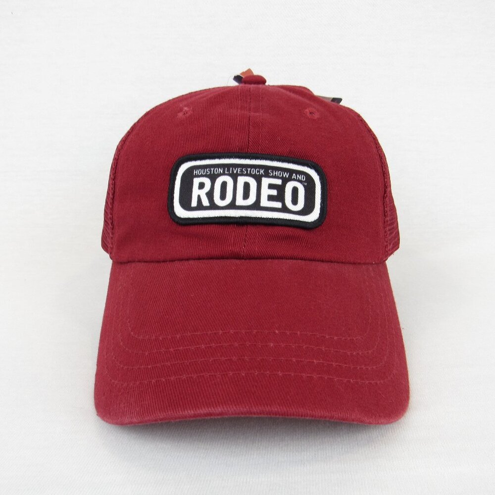 Houston Livestock Show Rodeo Women's Cap Trucker Snap Back Embroidered Hat